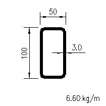 CFRHS 100x50x3,0