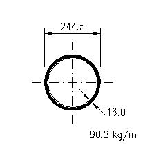 HFCHS 244,5x16,0