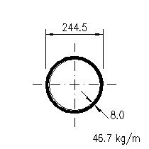 HFCHS 244,5x8,0