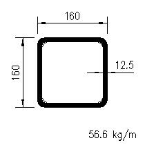 HFSHS 160x160x12,5