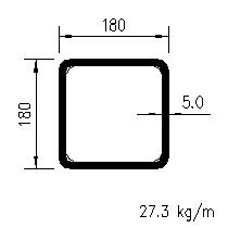 HFSHS 180x180x5,0