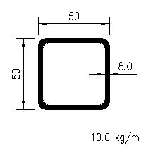 HFSHS 50x50x8,0