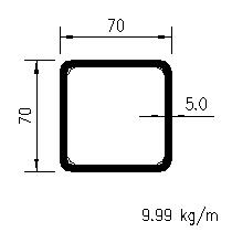 HFSHS 70x70x5,0